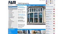 Desktop Screenshot of fam-engineering.de